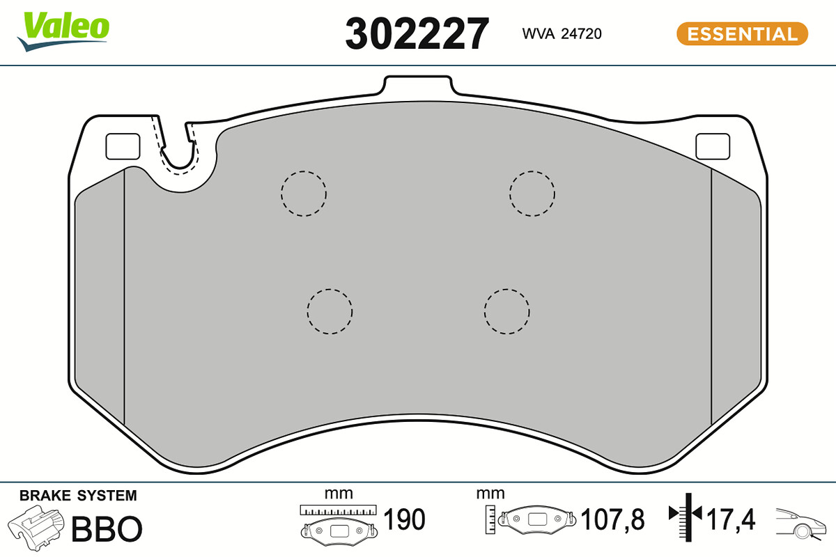 BRAKE PADS FIRST MER CLASS CLS 02.13